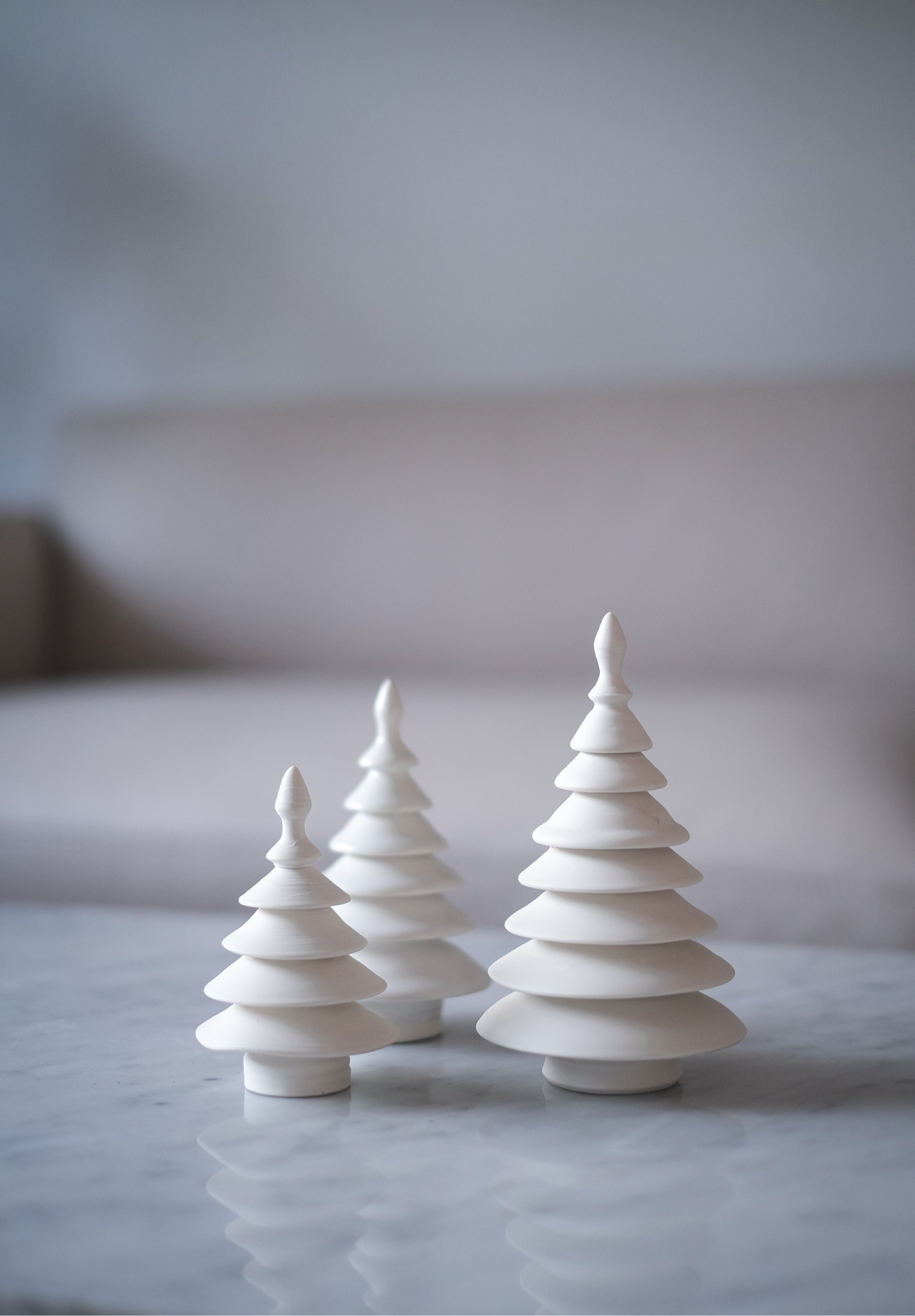 Matte Porcelain Christmas Tree