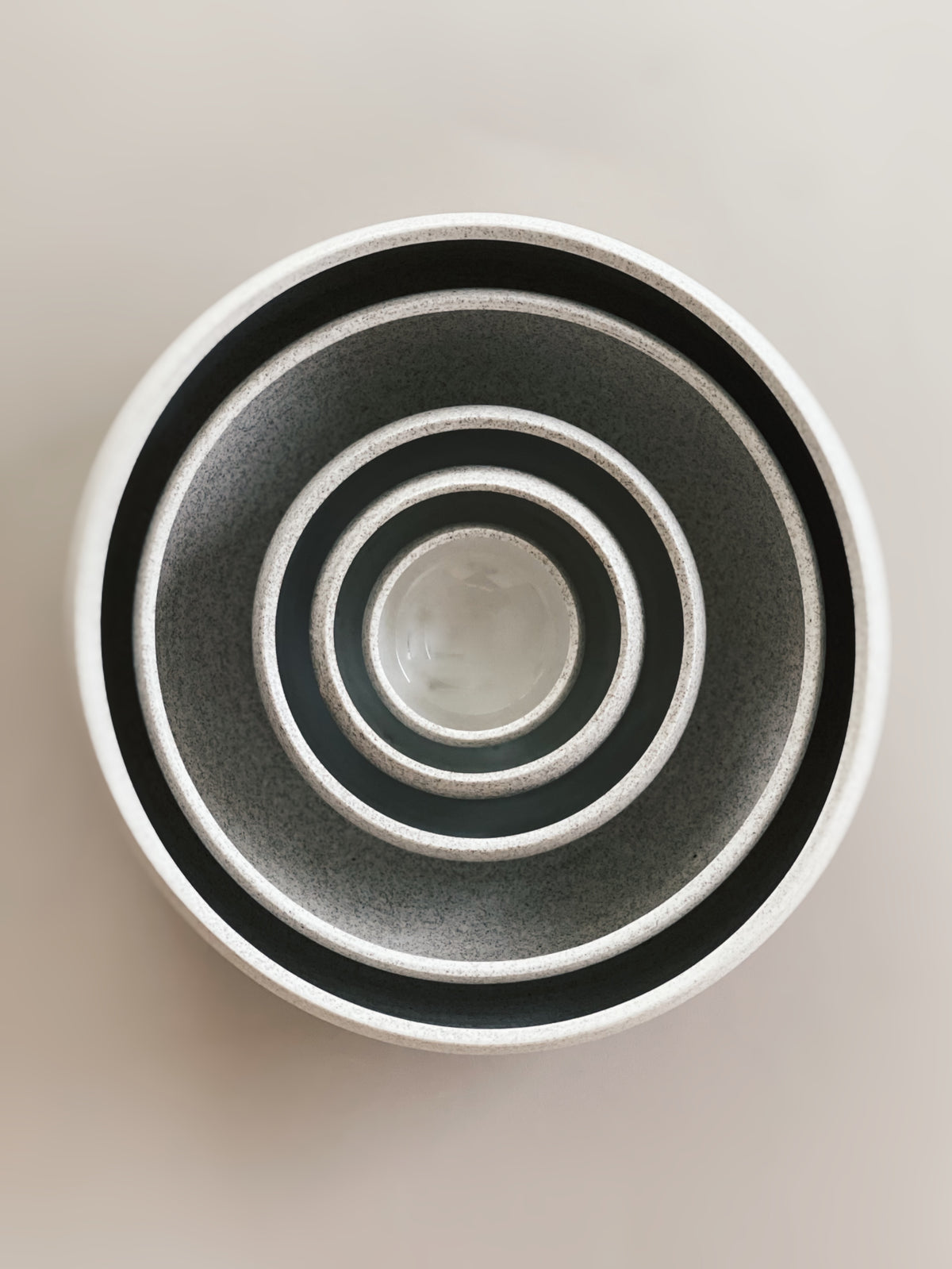 Ker porcelain bowl handmade handthrown with volcanic ash