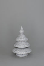 Load image into Gallery viewer, Ker Postulínsjólatré Postulíns jólatré aska Handmade porcelain and volcanic ash christmas tree
