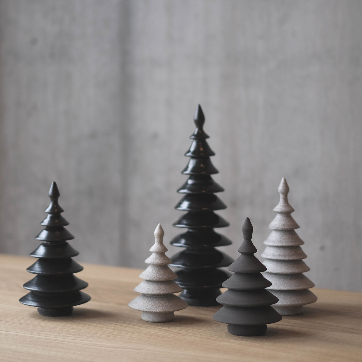 Christmas tree trio
