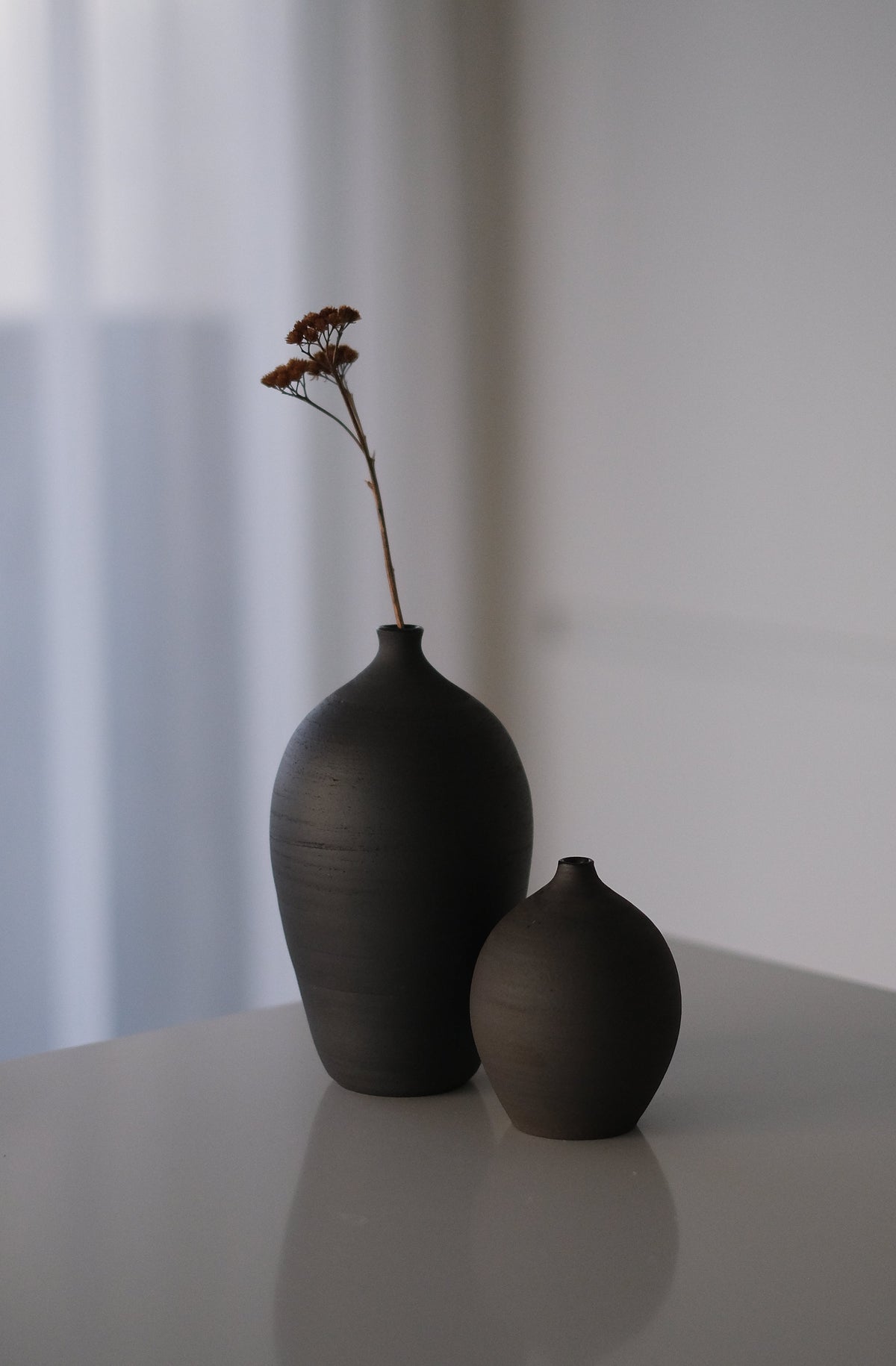 Stoneware Drop Vase