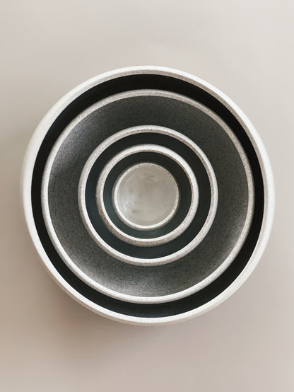 Ker porcelain bowl handmade handthrown with volcanic ash 