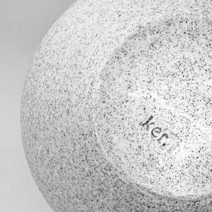 Ker handthrown porcelain cup volcanic ash