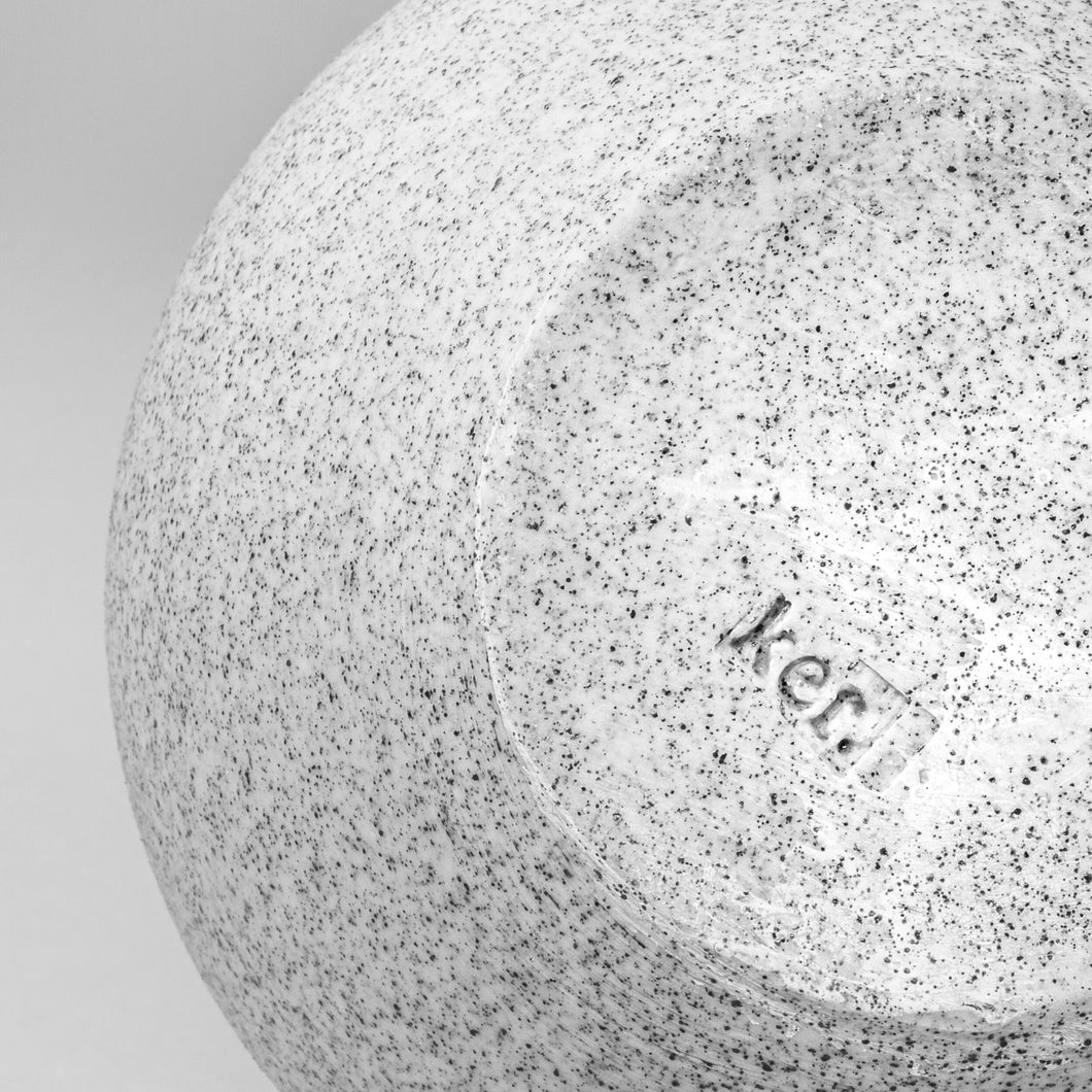 Ker handthrown porcelain cup volcanic ash