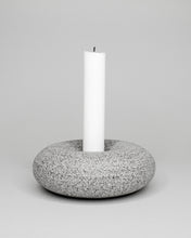 Load image into Gallery viewer, Handthrown porcelain candleholder made with volcanic ash
